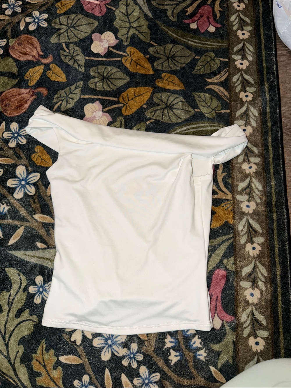 Women's Off-Shoulder White Top